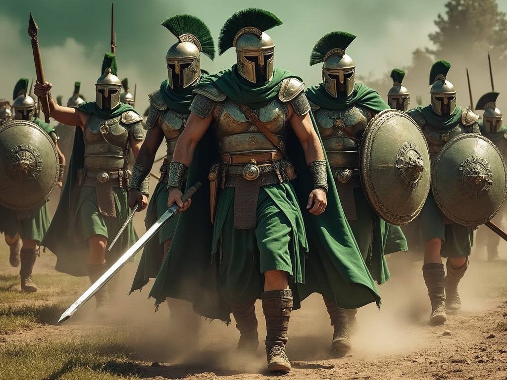 Spartans patrolling